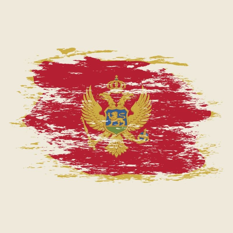 Drapeau du Monténégro utilisé