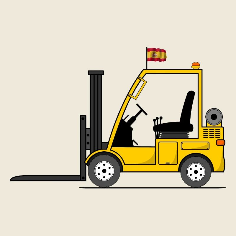 Stapler Spanien Flagge