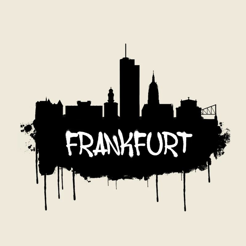 Frankfurt Graffiti Skyline