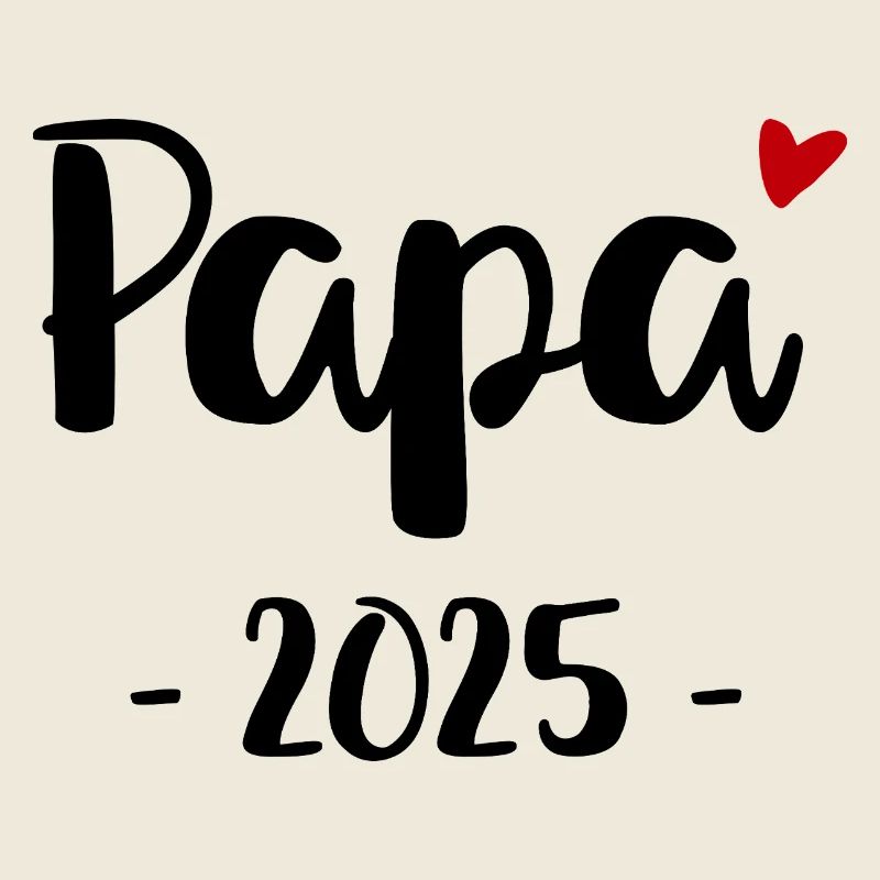 Papa 2025 Design für werdende Väter