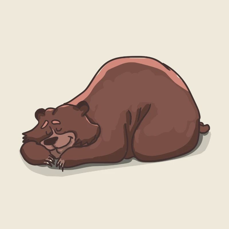Der schlafende Bär