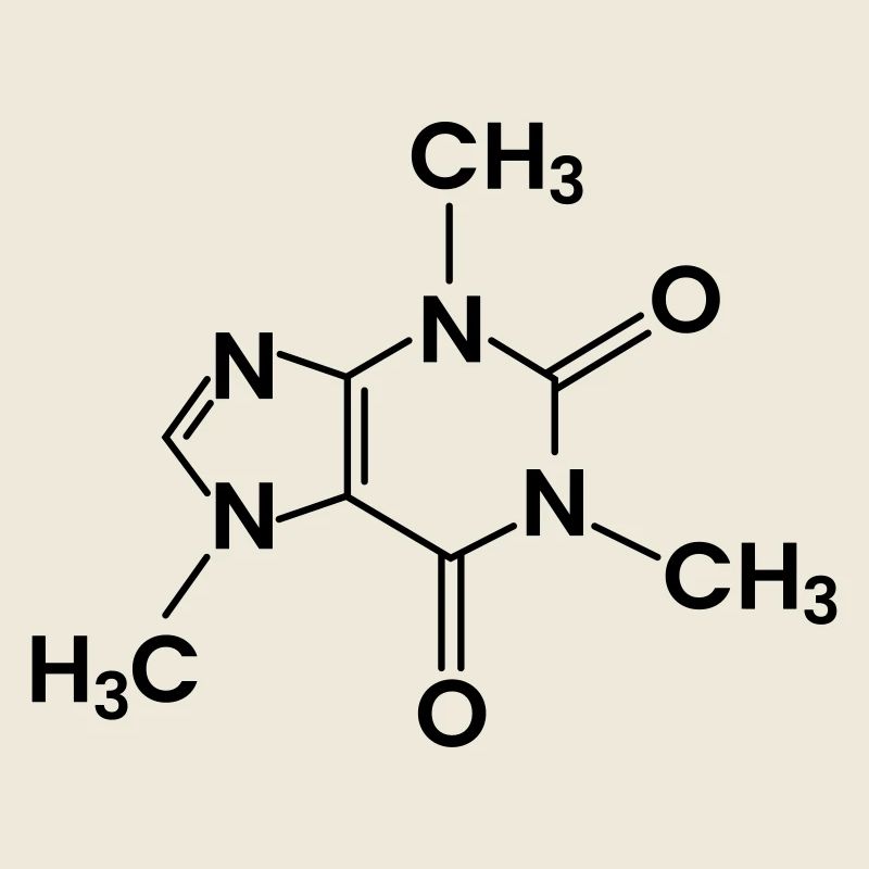 Kaffee Chemische Struktur Koffein