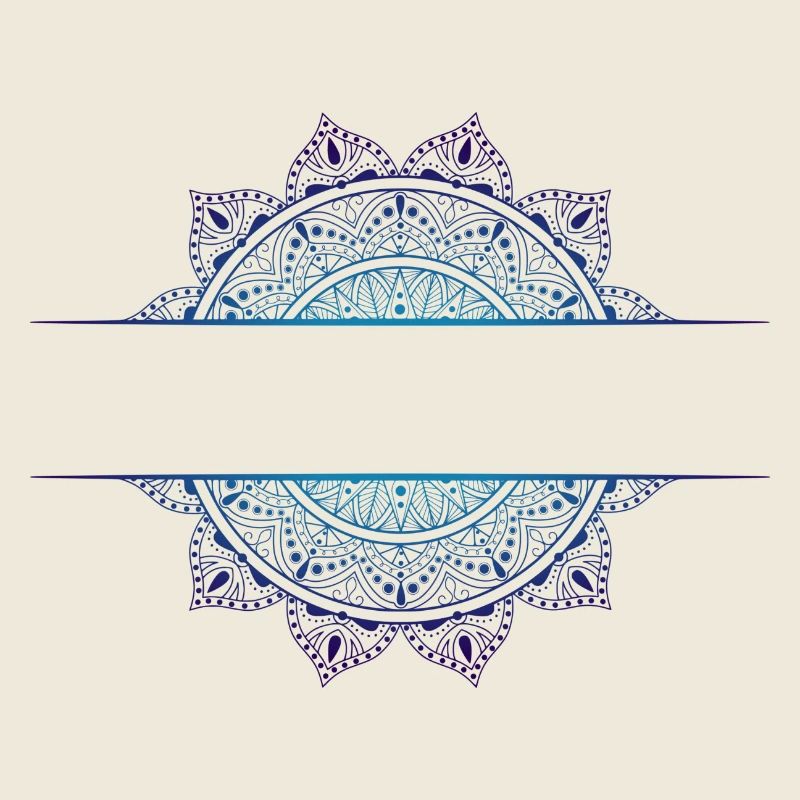 Mandala Cyan Magenta
