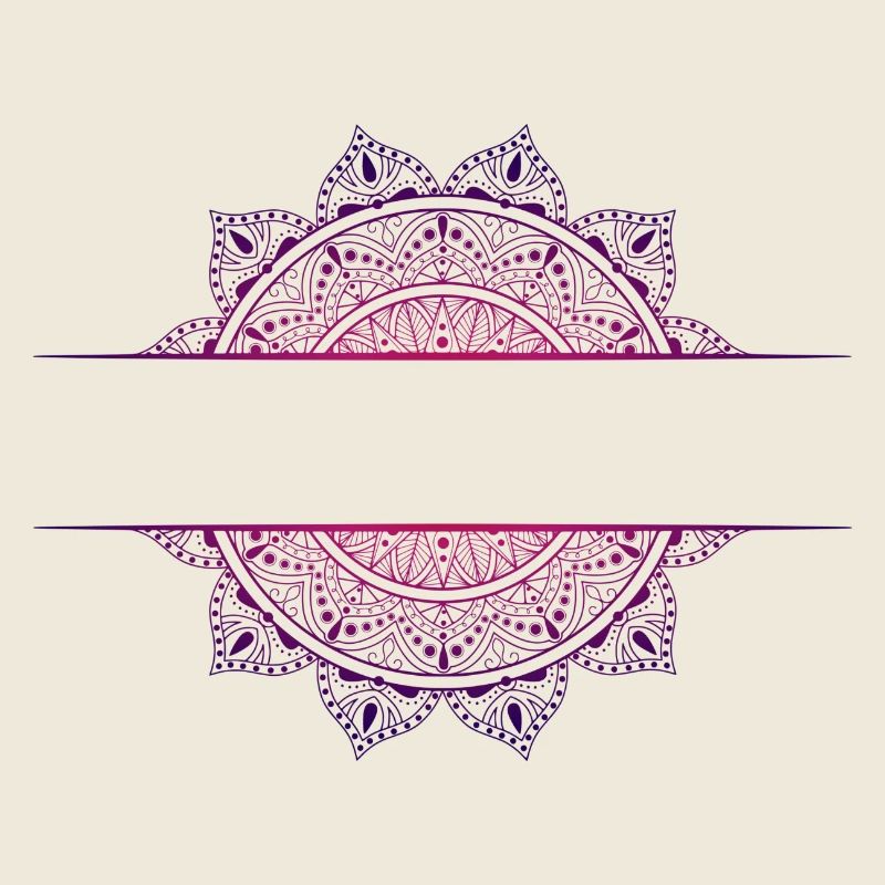 Mandala pink magenta