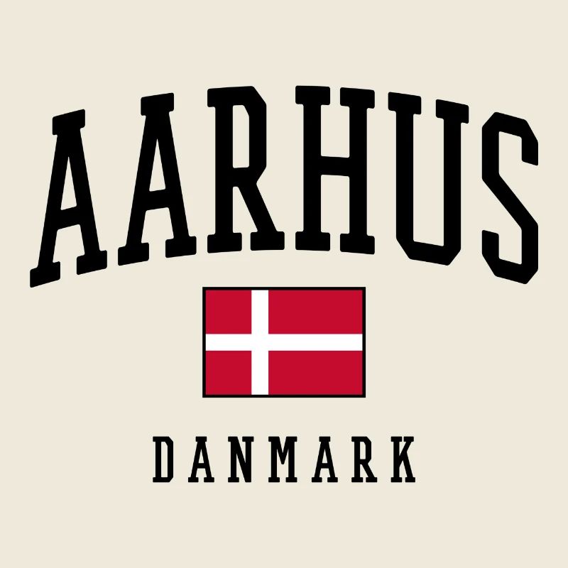 AARHUS DANMARK – Dänemark Flagge Design