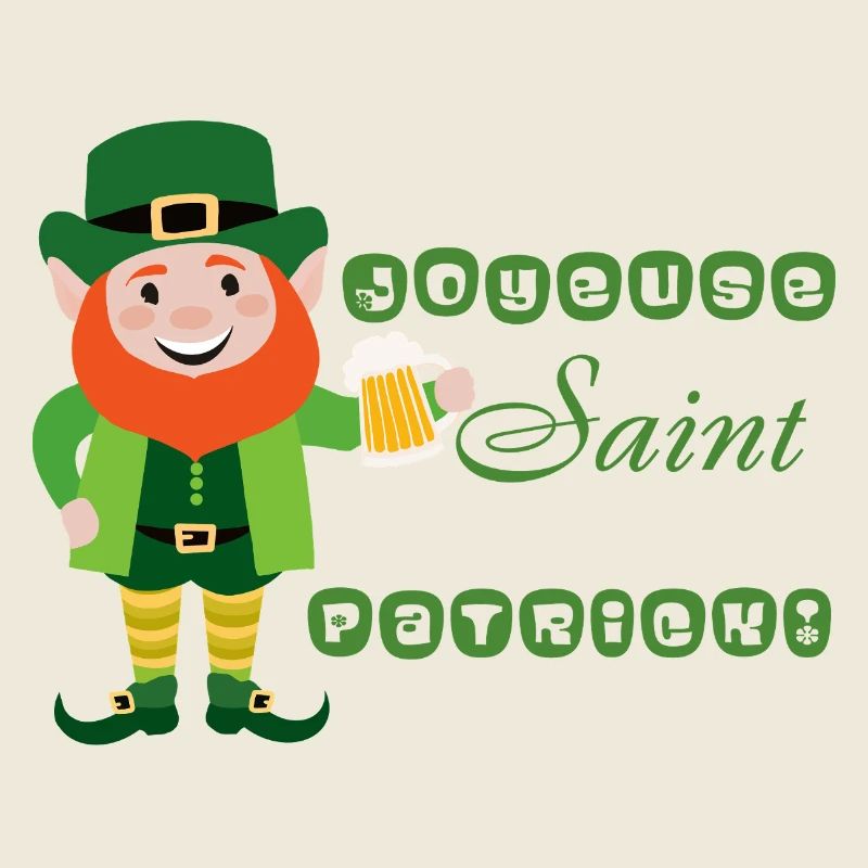 Happy St. Patrick's Day - Smiling Leprechaun