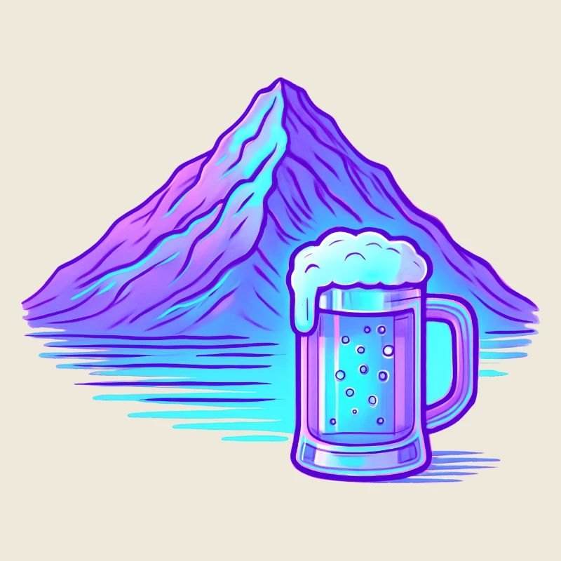 Bergneon Beer Gloss Blue