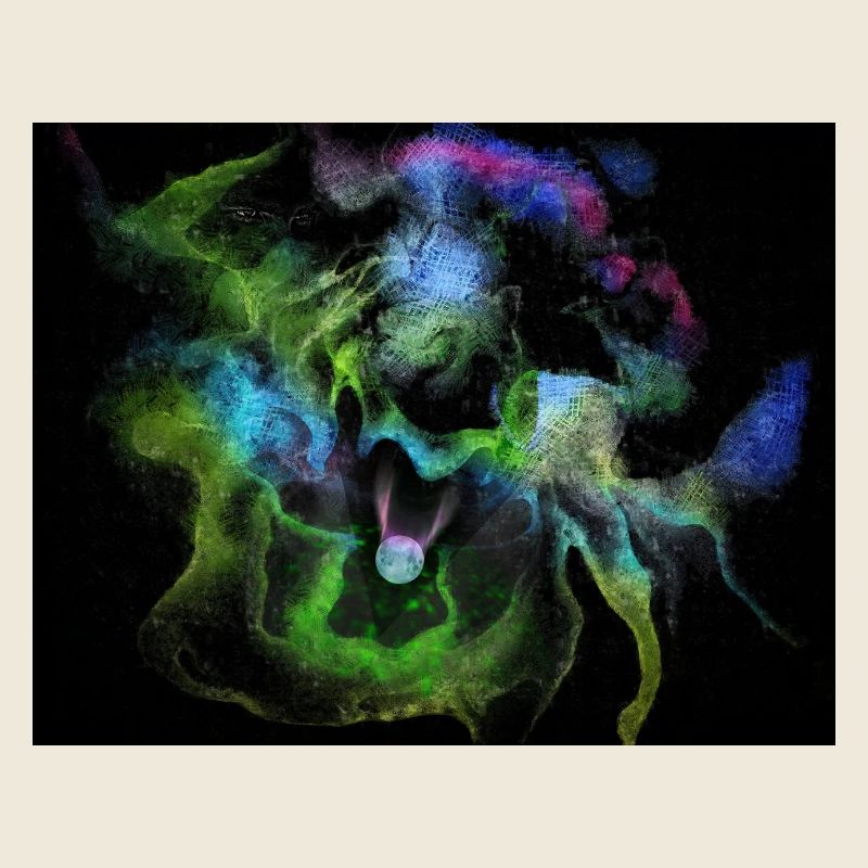 Cosmic Smoke Nebula Orb