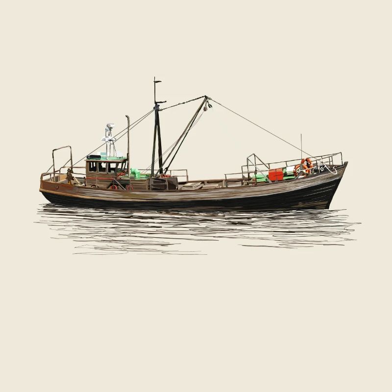 Fishing ship
