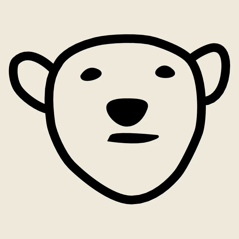Eisbär Kopf