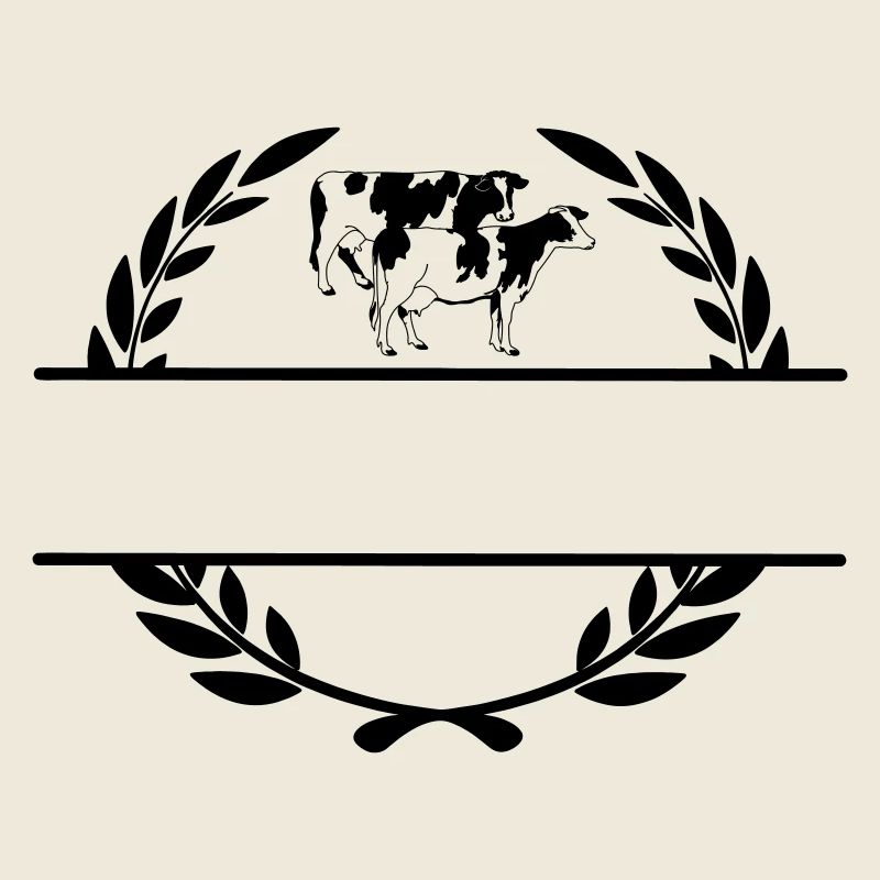 Monogramm Milchkühe
