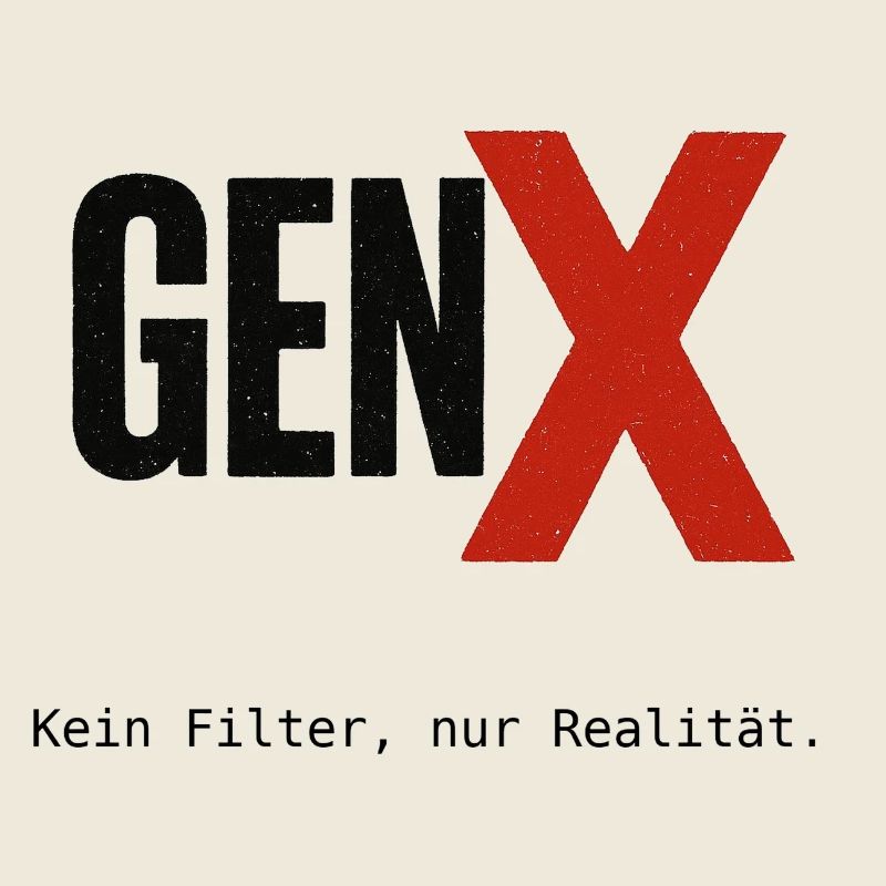 GenX Statement Motiv T-Shirt