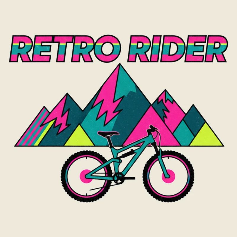 Retro Rider 90er MTB-Ästhetik