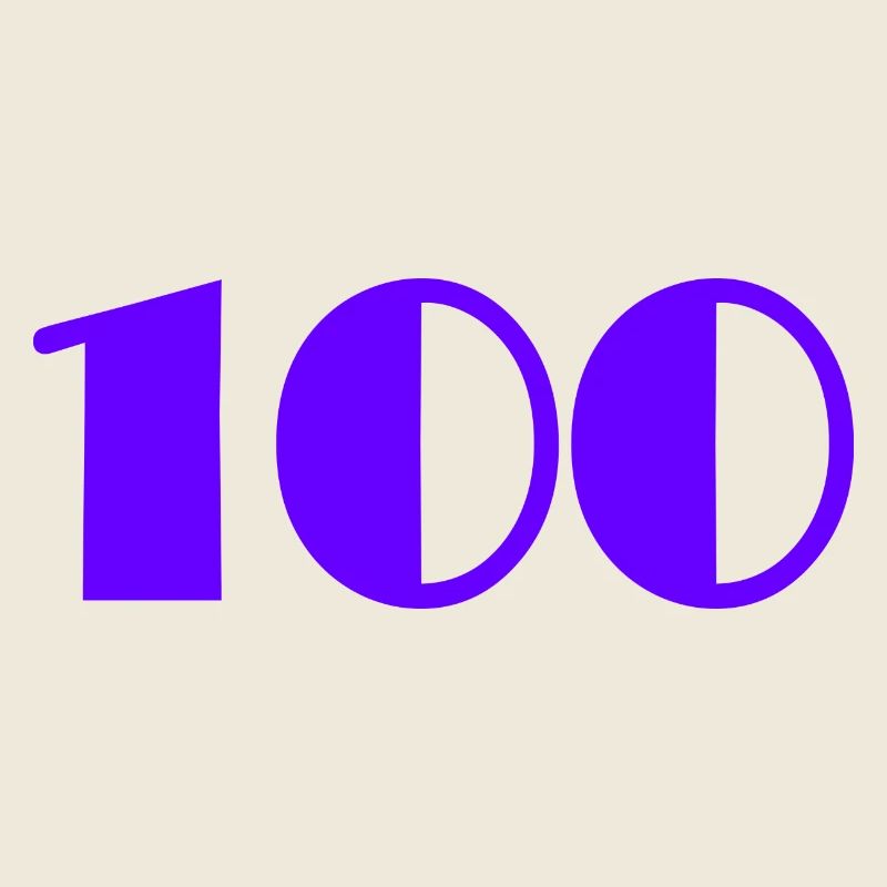 100. 100 ANS. 100e ANNIVERSAIRE. ANNIVERSAIRE