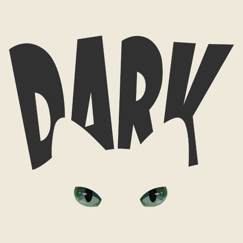 Le chat dans le noir