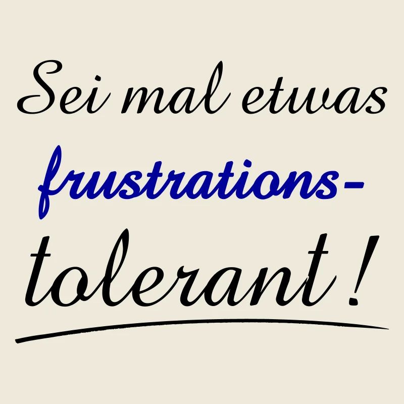 Expression of Frustration with Bold Typography