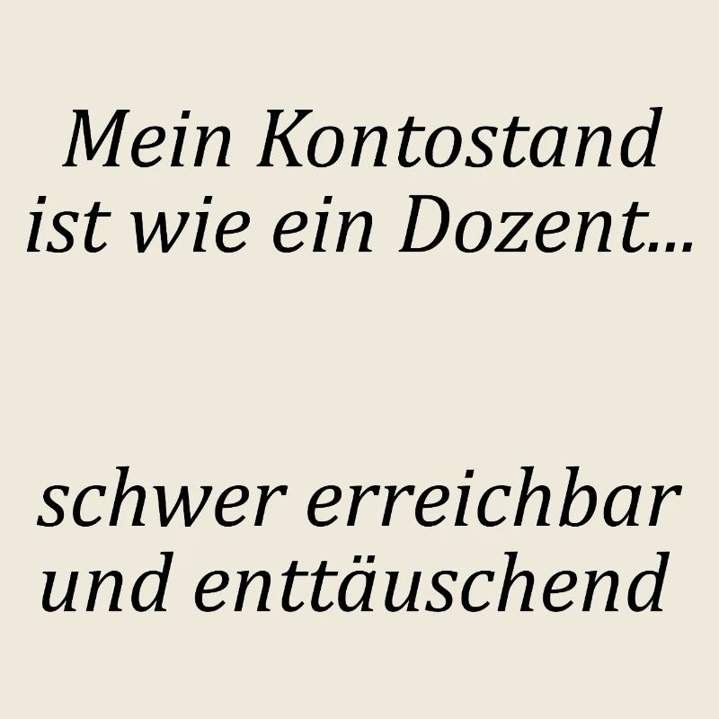 Unispruch "wie ein Dozent" Geschenk, Studenten