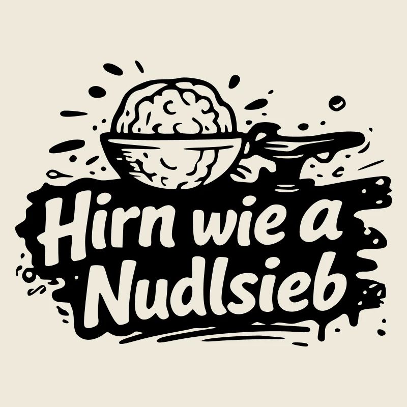 Brain like a pasta strainer