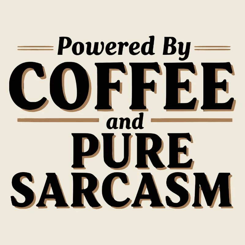 Powered By Coffee and Pure Sarcasm