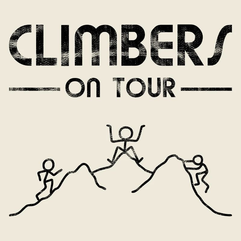 Escalade des montagnes - Grimpeurs sur le Tour