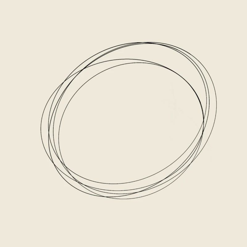 Geometrischer Kreis – Modernes Shape Motiv