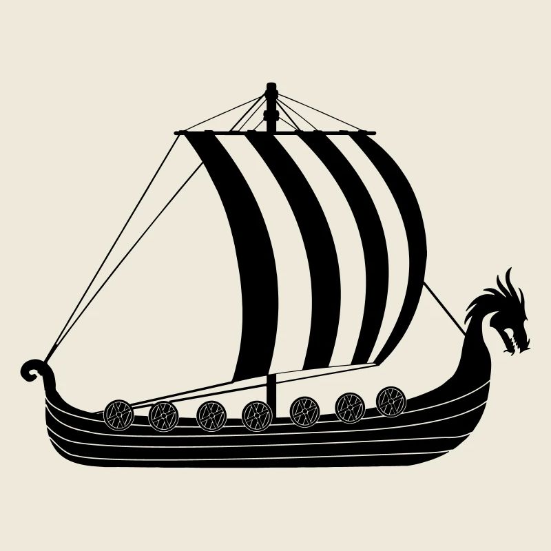 Wikinger-Drachenschiff