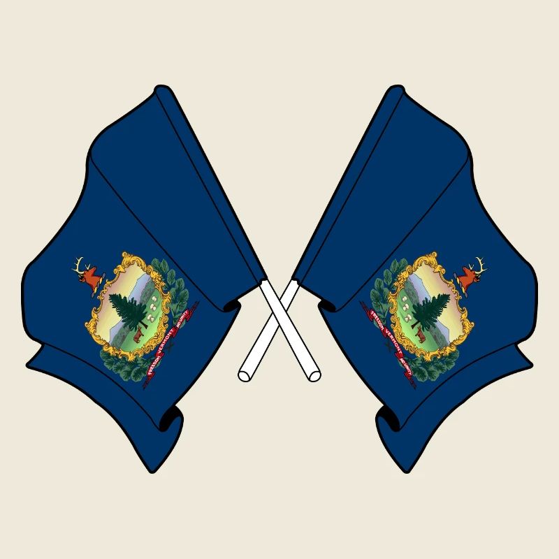 Deux drapeaux ont traversé le Vermont
