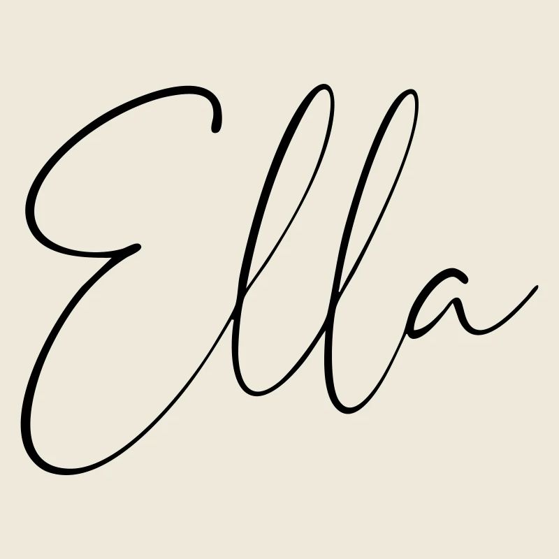 ella / handschrift personalisiertes design