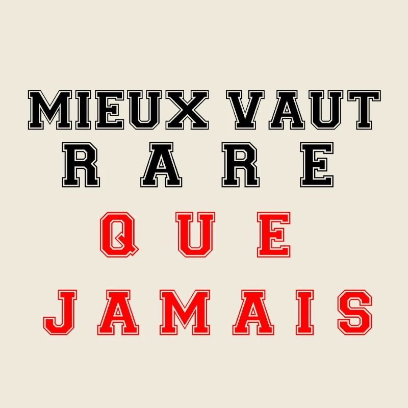 Better rare than never