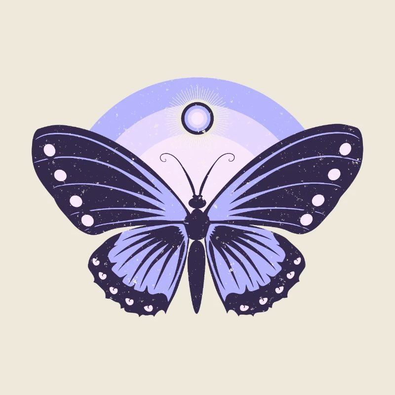 Papillon Lilas mignon