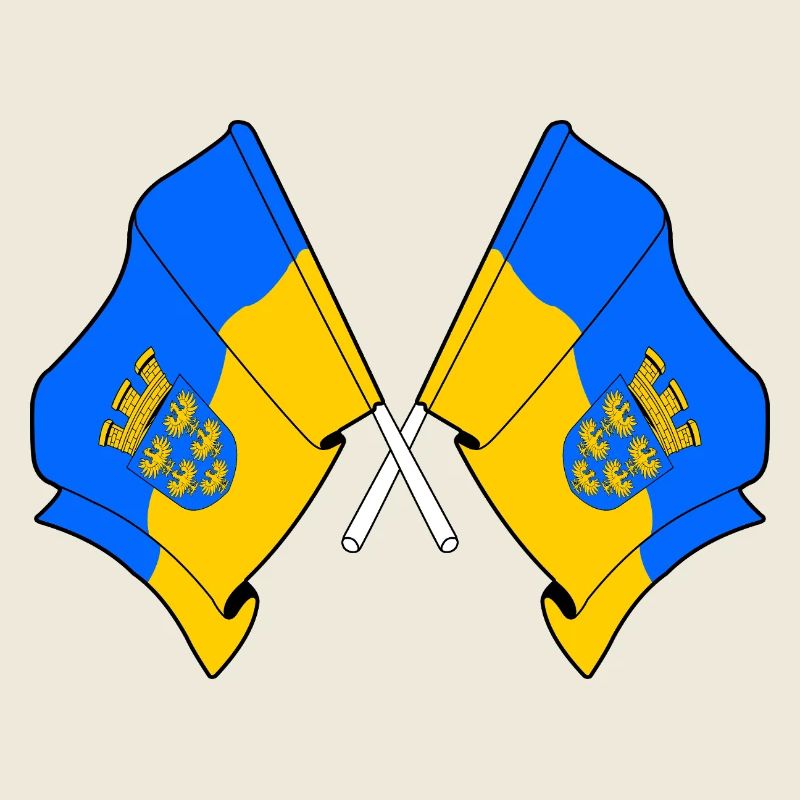 Drapeaux croisés de Basse-Autriche