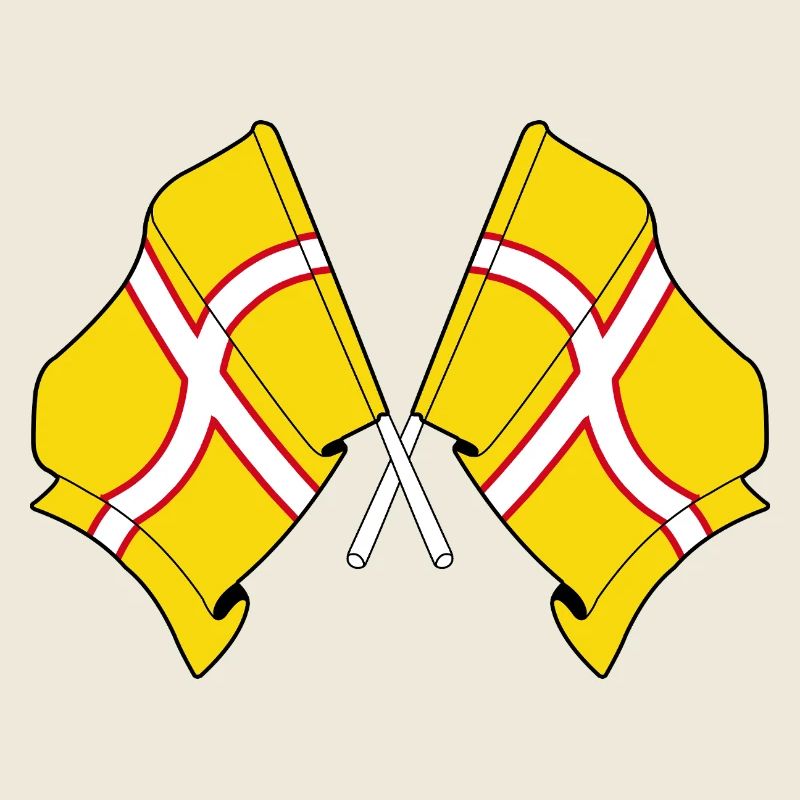 Dorset Crossed Flags