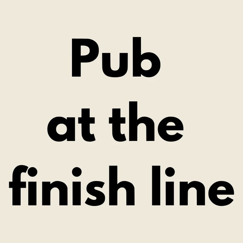 Pub at the finish line