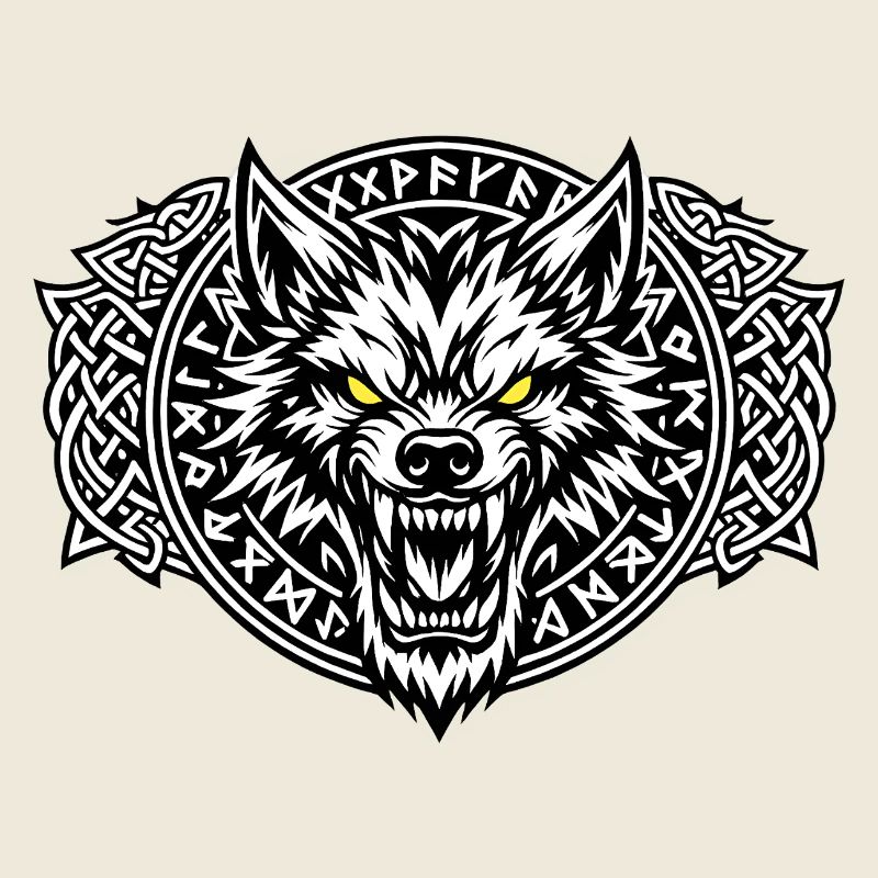 Fenrir-Wolf-Wikinger