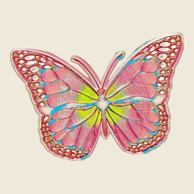 Conception magique de conte de fées papillon