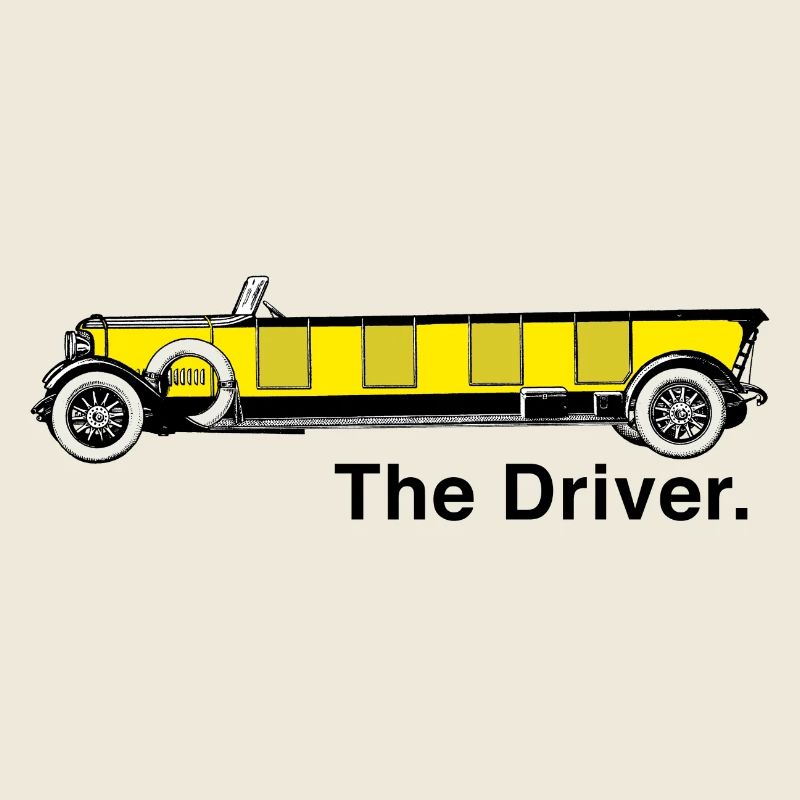 Yellow Oldtimer - The Driver.