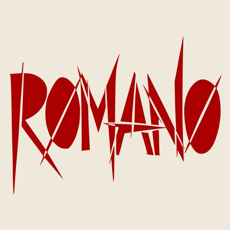 Romano Graffiti Schrift - Farbe variabel