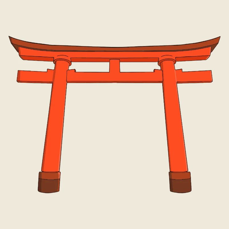 Vivid Torii Gate
