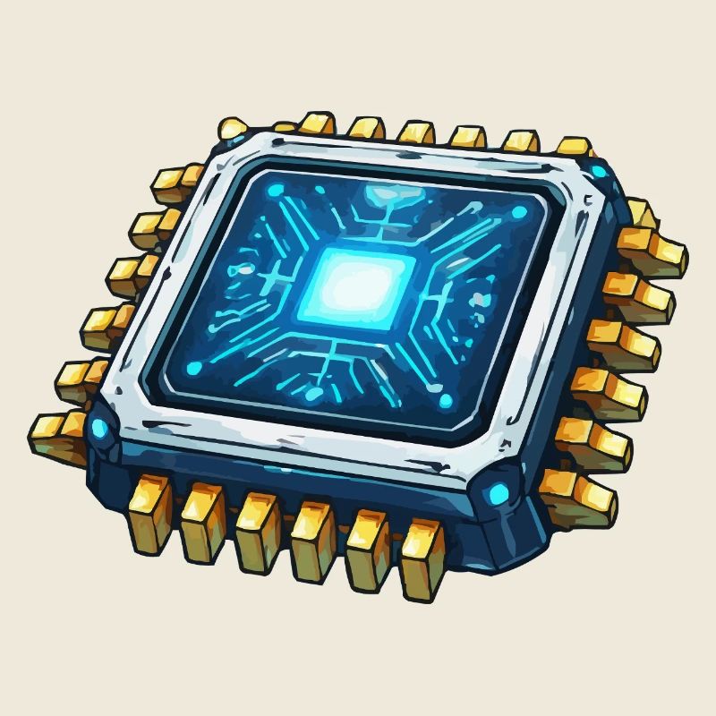 Luminous Microchip Digital Core