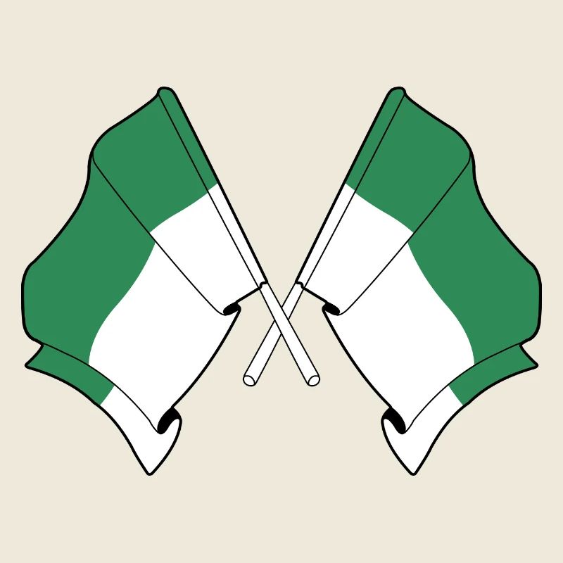 Crossed Vlieland Flags – Island Pride