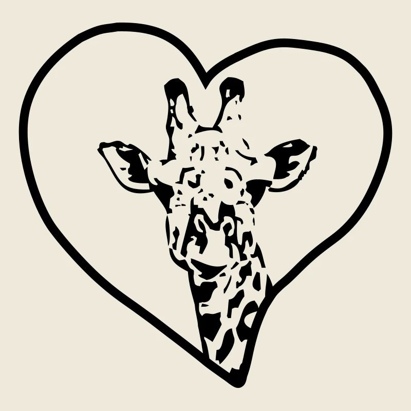 Giraffe herz