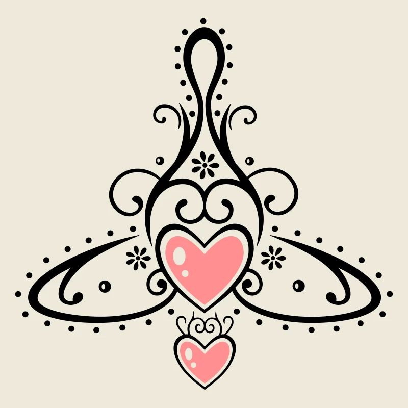 Keltisches Symbol, Mutter mit zwei Kindern.