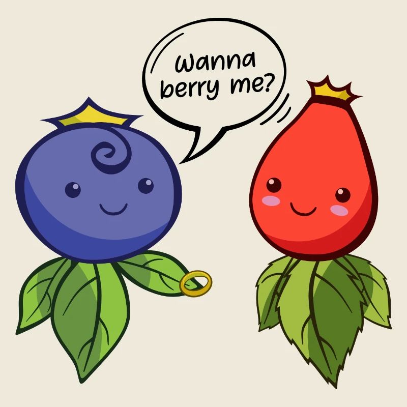 Illustration de petites baies et de feuilles