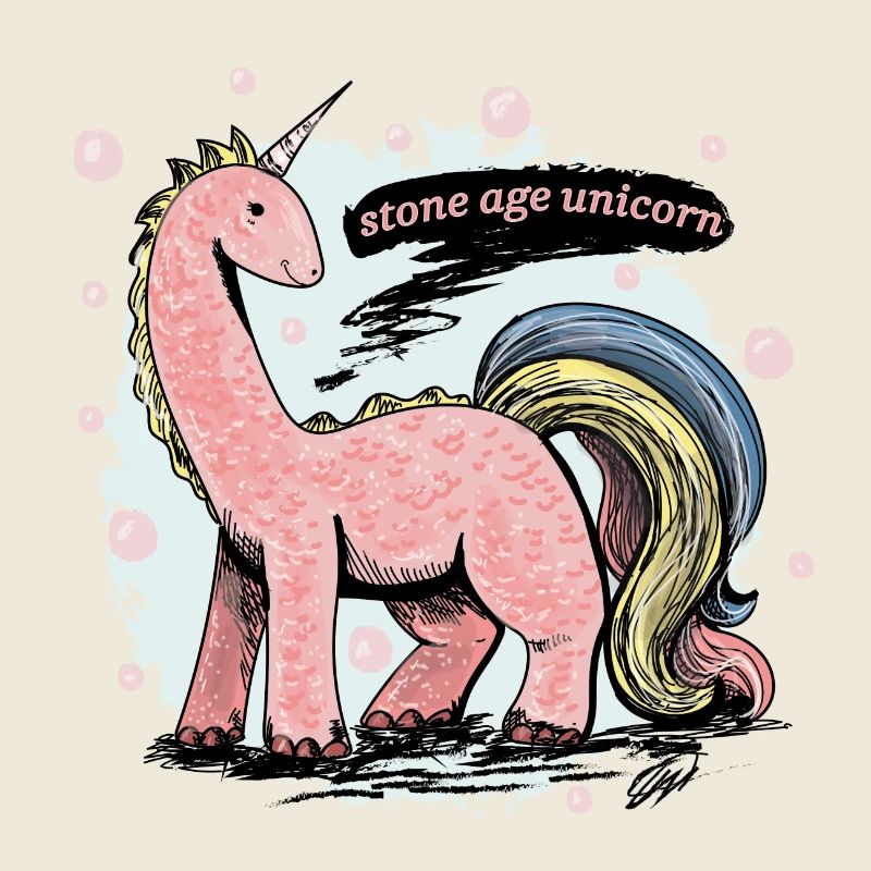 Steinzeit Einhorn
