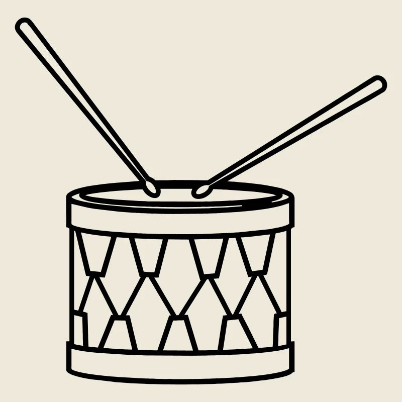 Transparente Trommeldekoration