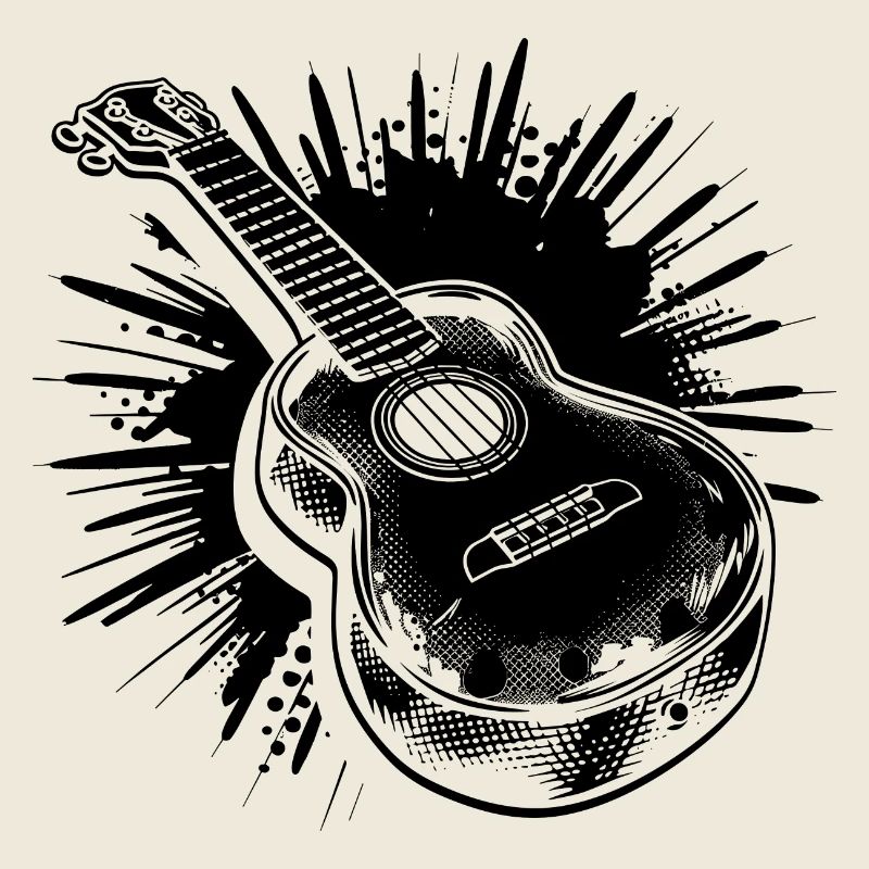 Ukulele Drawing