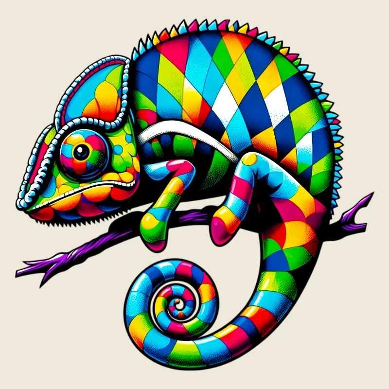 Harlekin Chamäleon