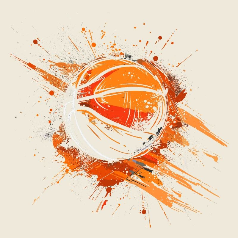 Art de rue du basket-ball