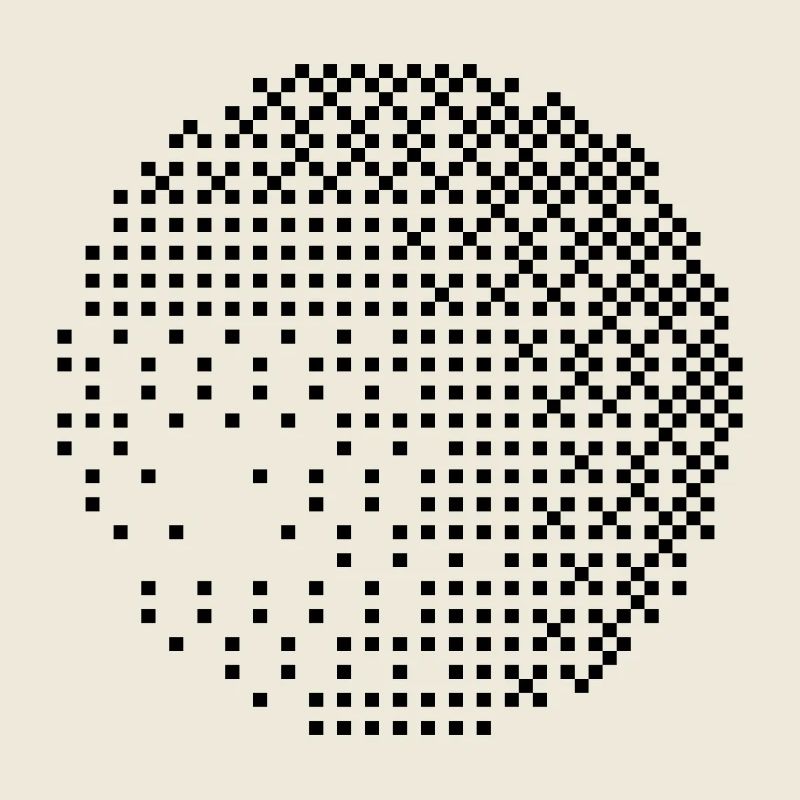 circle out of dots design