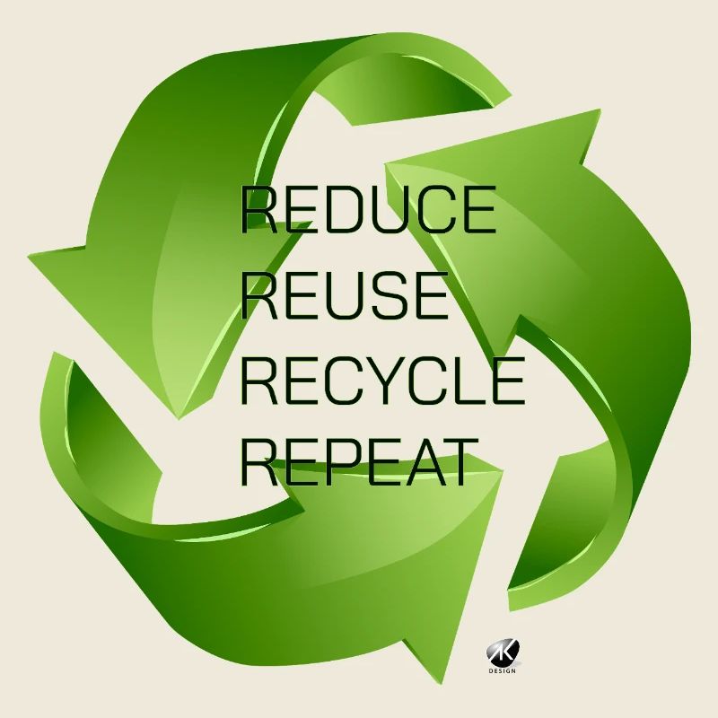 Drei grüne recycling Pfeile Abbildung